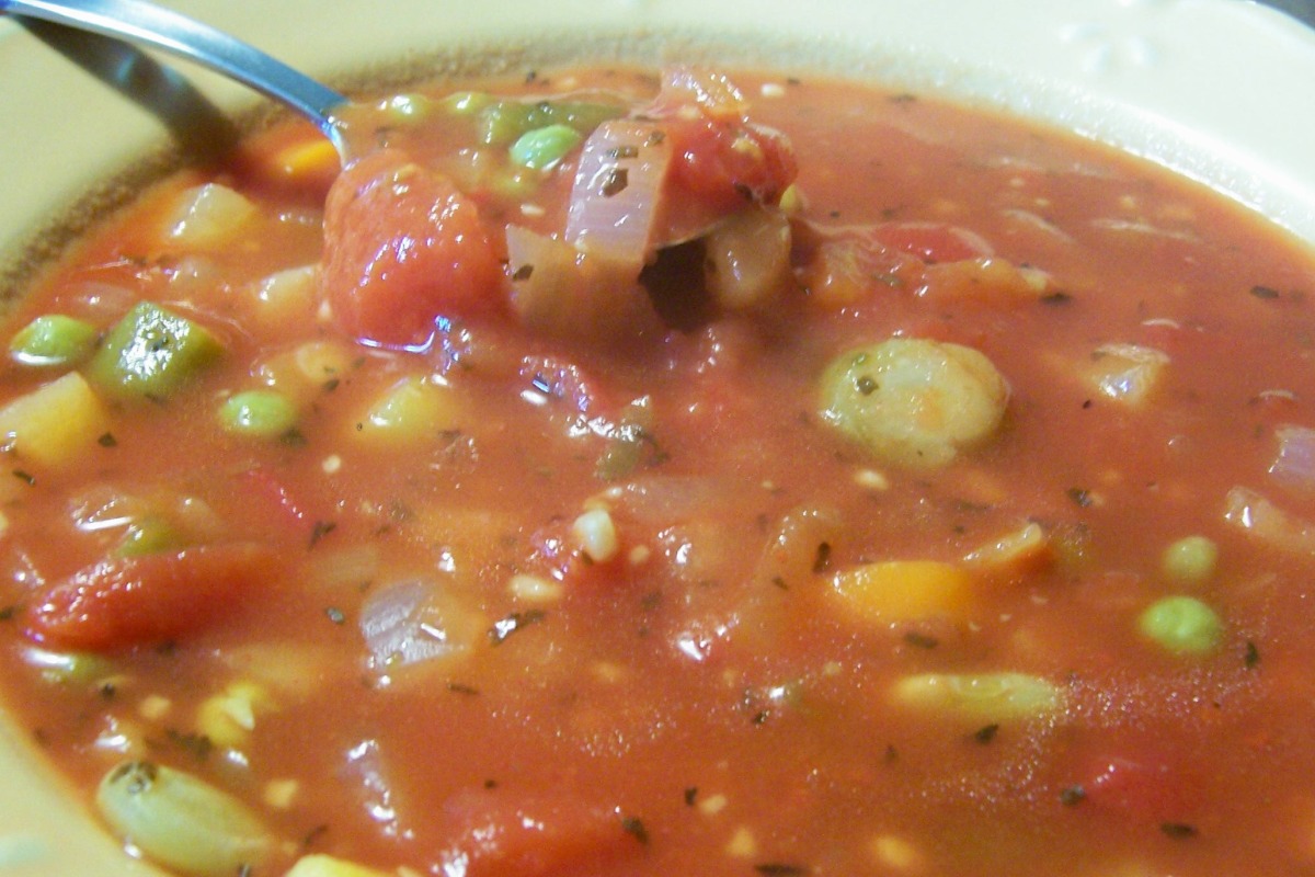 7-Minute Vegetable Soup