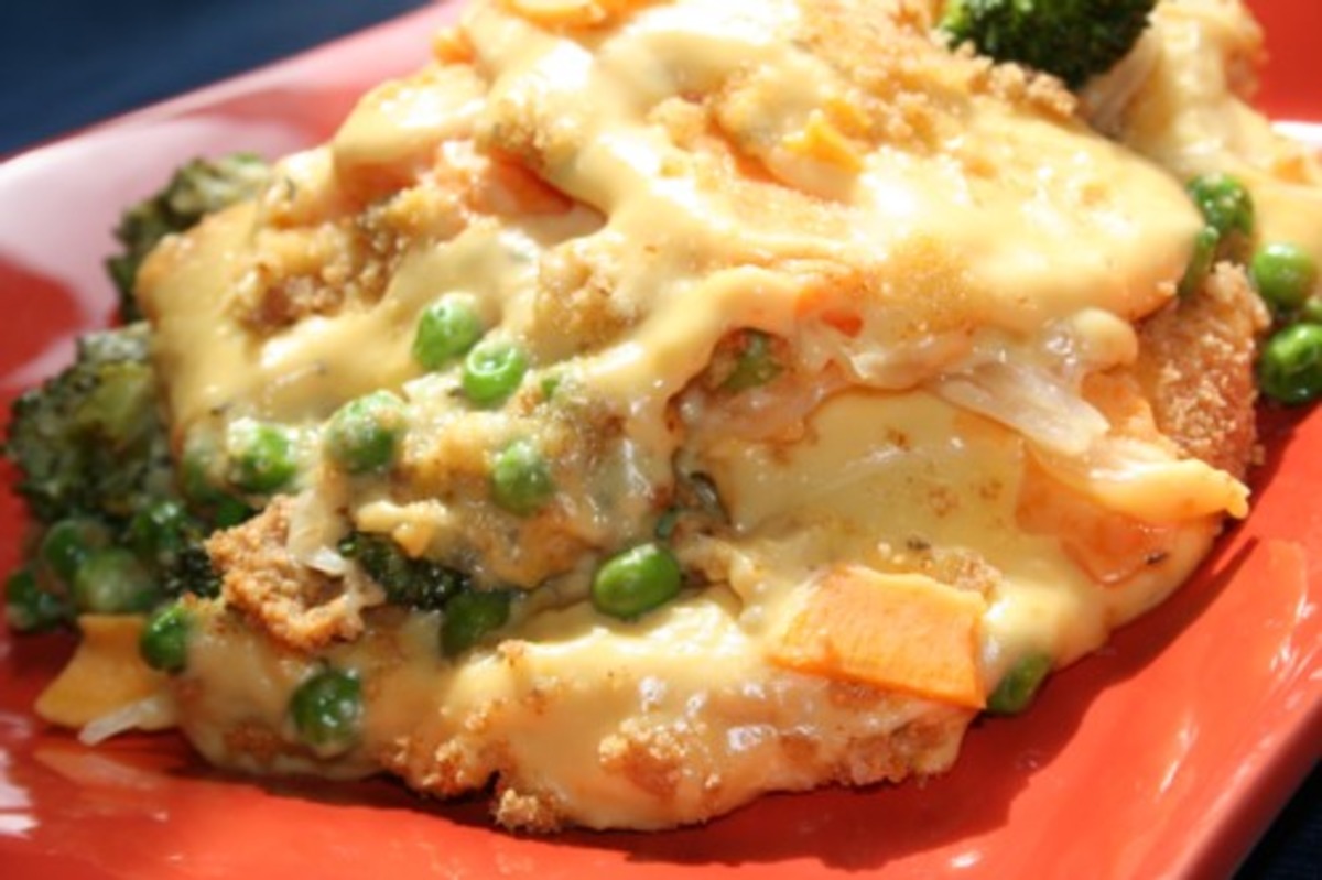 Cheese-Topped Sweet Potato Casserole
