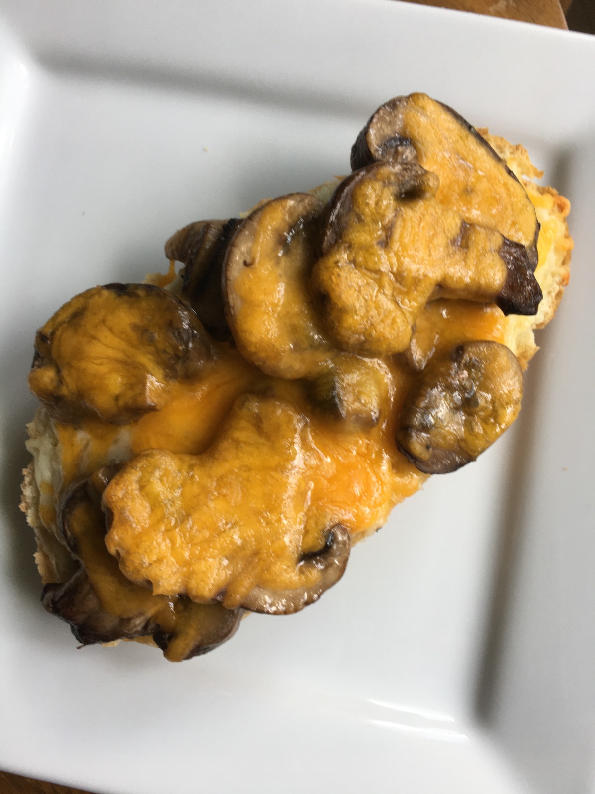 2-Cheese Mushroom Toast