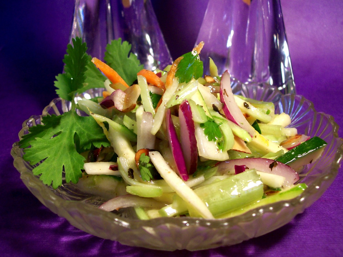 Almond Vegetable Slaw