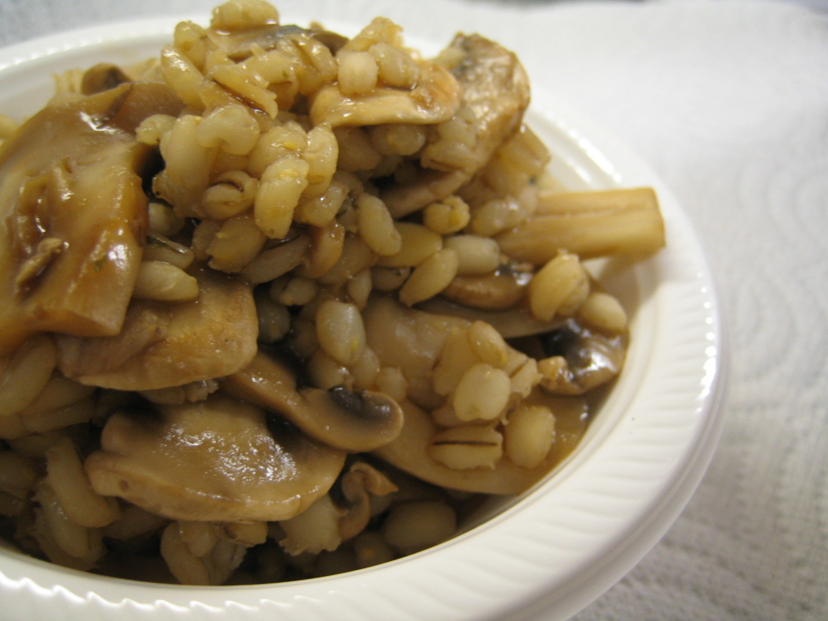 Quick Mushroom Barley Pilaf Ww