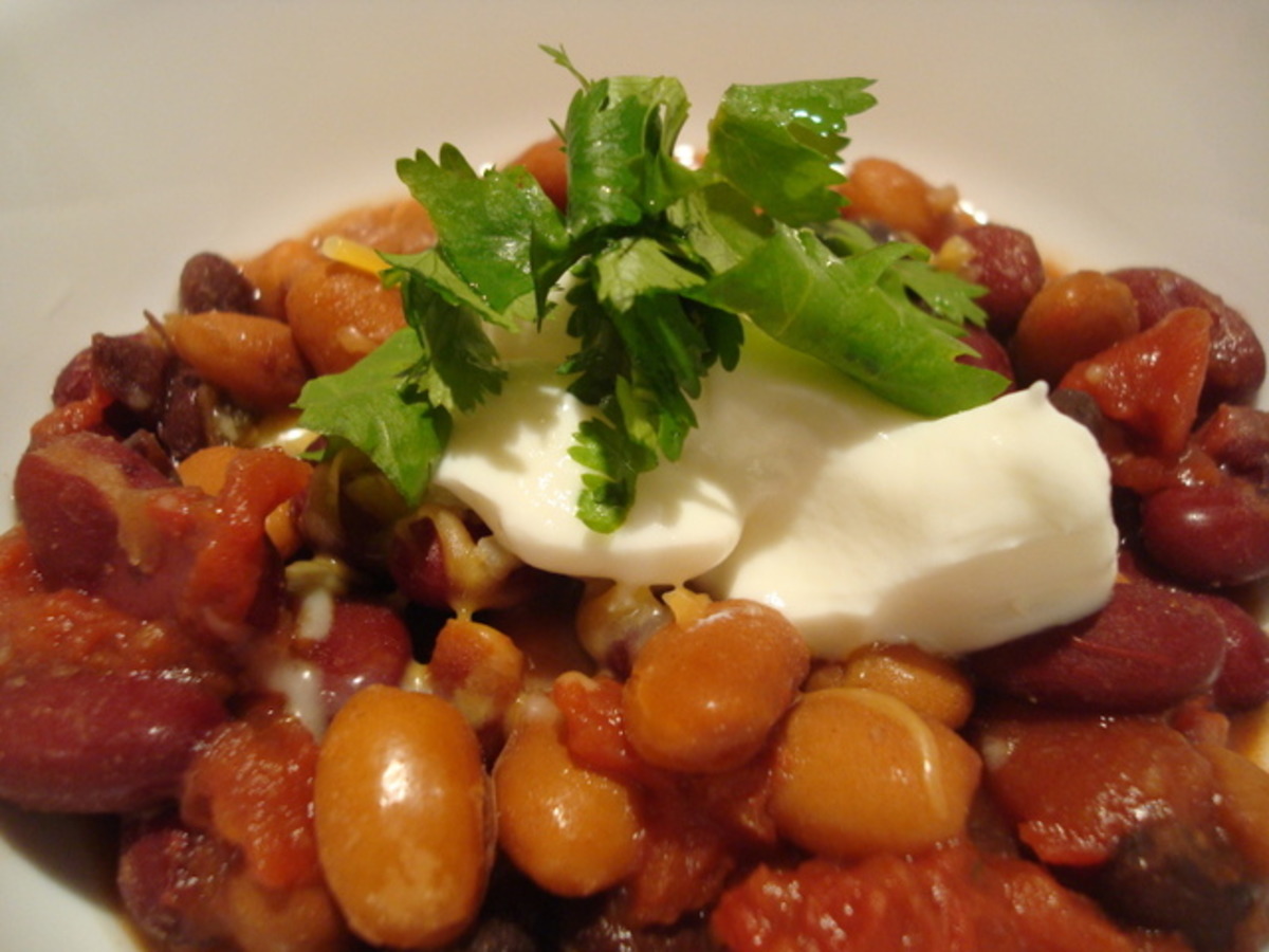 3-Bean Vegetarian Chili (Goya Beans)