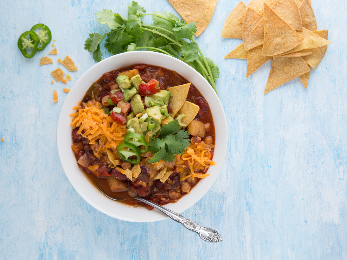 3 Bean Vegetarian Chili