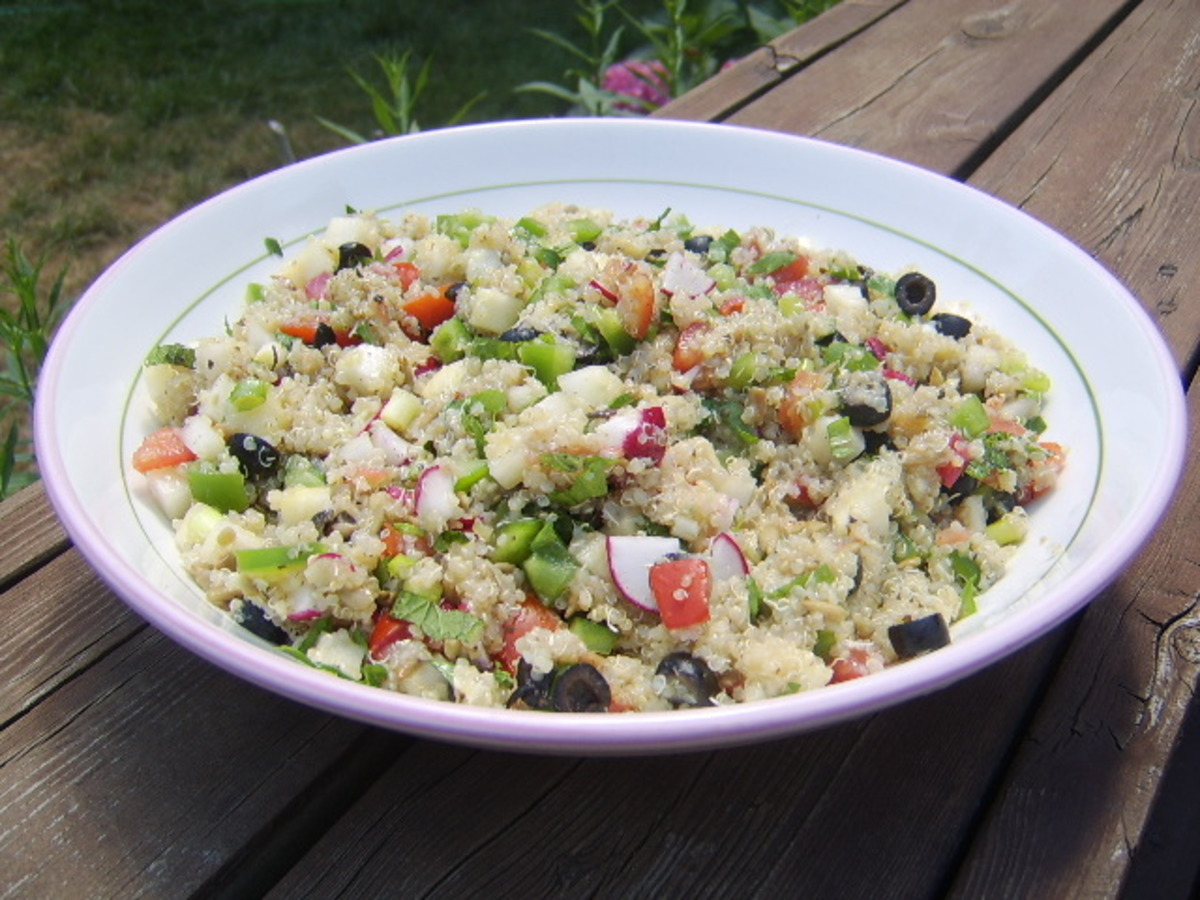 Quinoa and  Vegetable Tabouli Salad