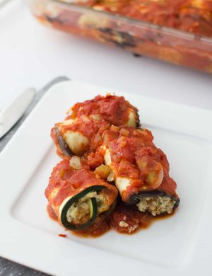 Vegetarian Lasagna Rolls