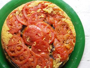 Vegetarian Maqluba (Rice Layered With Tomatoes, Eggplant,...