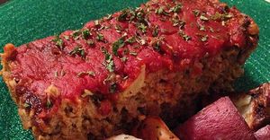 Vegetarian Meatloaf with Vegetables