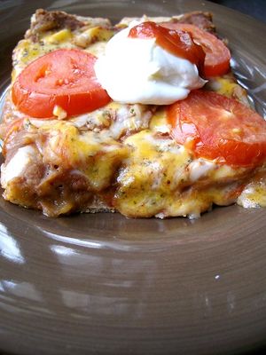 Vegetarian Mexican Pizza