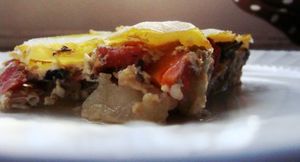 Vegetarian Moussaka with Portabella Mushrooms