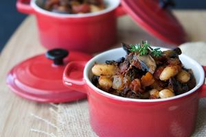 Vegetarian Mushroom & Cannellini Bean Ragout