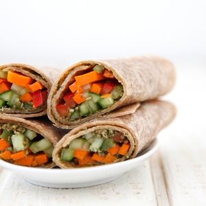 Vegetarian Pesto Wraps recipes