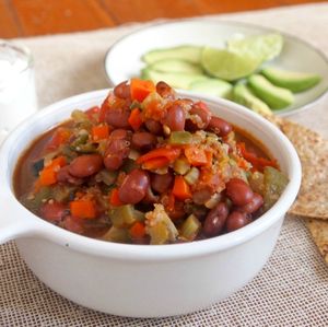 Vegetarian Pichuberry Quinoa Chili