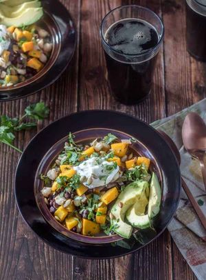 Vegetarian Pumpkin Posole