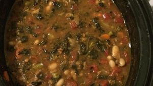 Vegetarian Pumpkin Spinach Chili