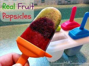 Vegetarian Recipes for Kids ~ Real Fruit Popsicles