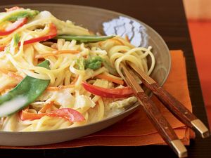 Vegetarian Red Curry Noodles