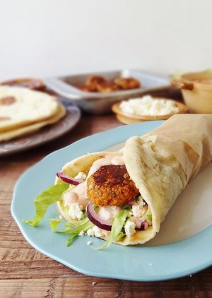 Vegetarian Red Lentil Koftas With Homemade