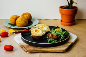 Vegetarian scotch eggs