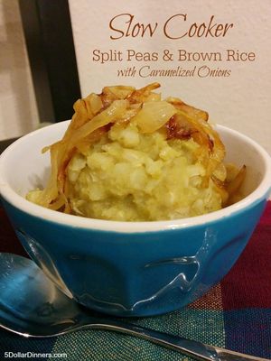 Vegetarian Slow-Cooker Split Peas and Brown Rice recipes