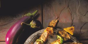 Vegetarian Souvlaki with Pita Wraps