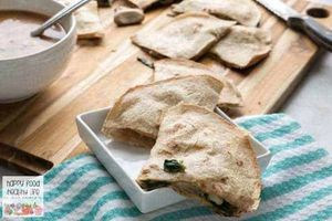 Vegetarian Spinach & Mushroom Quesadilla recipes