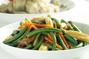Vegetarian Stir-Fried Garlic Scape