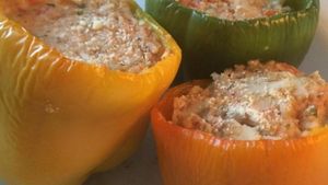 Vegetarian Stuffed Bell Peppers