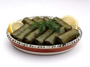 Vegetarian Stuffed Grape Leaves