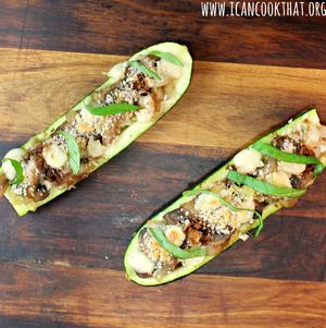 Vegetarian Stuffed Zucchini Boats recipes