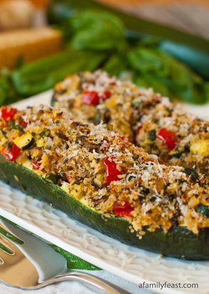 Vegetarian Stuffed Zucchini recipes