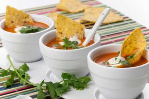 Vegetarian Tortilla Soup
