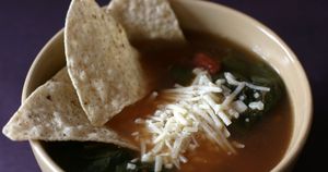Vegetarian Tortilla Soup Slow Cooker Recipe