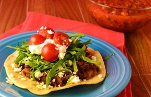 Vegetarian Tostadas (Gluten Free)